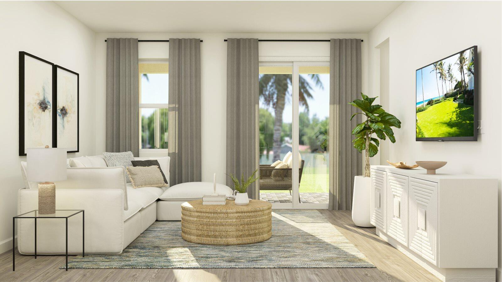 5729 Graceful Way Delray Beach, FL 33484 - Photo 6 of 11 PBH_1452_Rend_Cypress_GreatRoom_2of2_F1