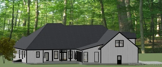 a house view with a outdoor space