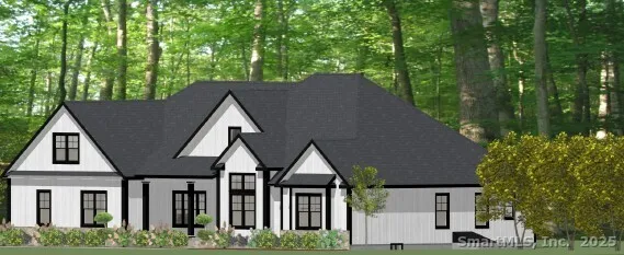 a aerial view of a house