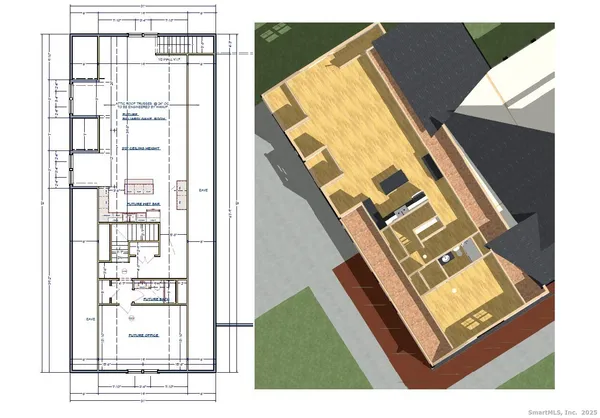 a view of an front door