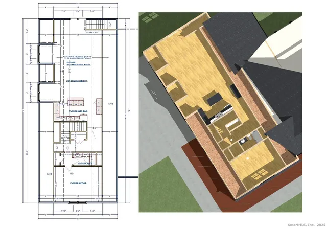 a view of an front door