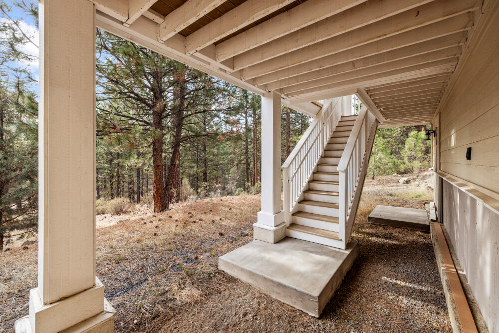 13423 Sprague River Road, Unit 1 Chiloquin, OR 97624 - Photo 33 of 46 Stairs from deck to ground level