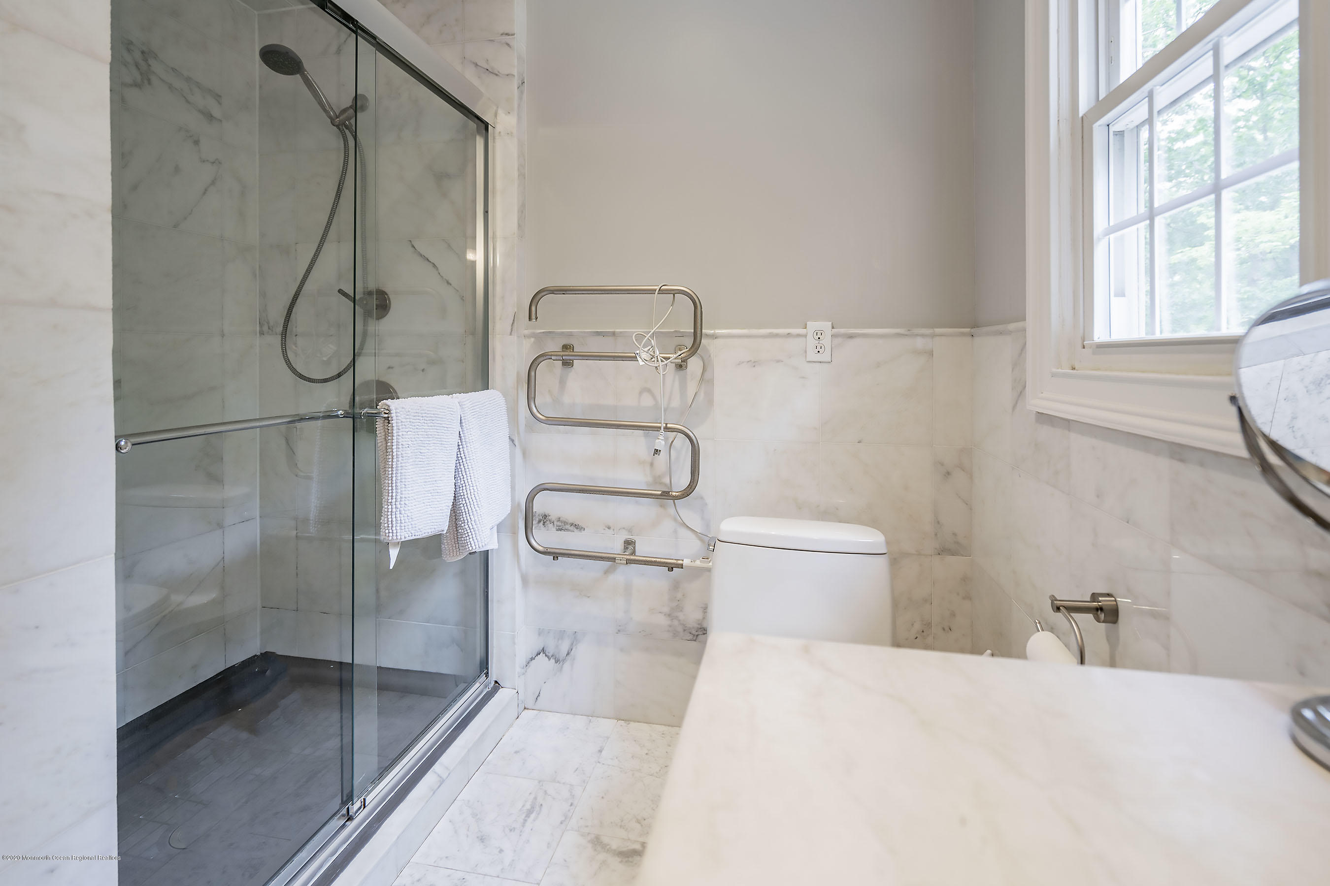 702 Green Valley Road Jackson, NJ 08527 - Photo 27 of 37 a bathroom with a granite countertop sink a toilet and shower