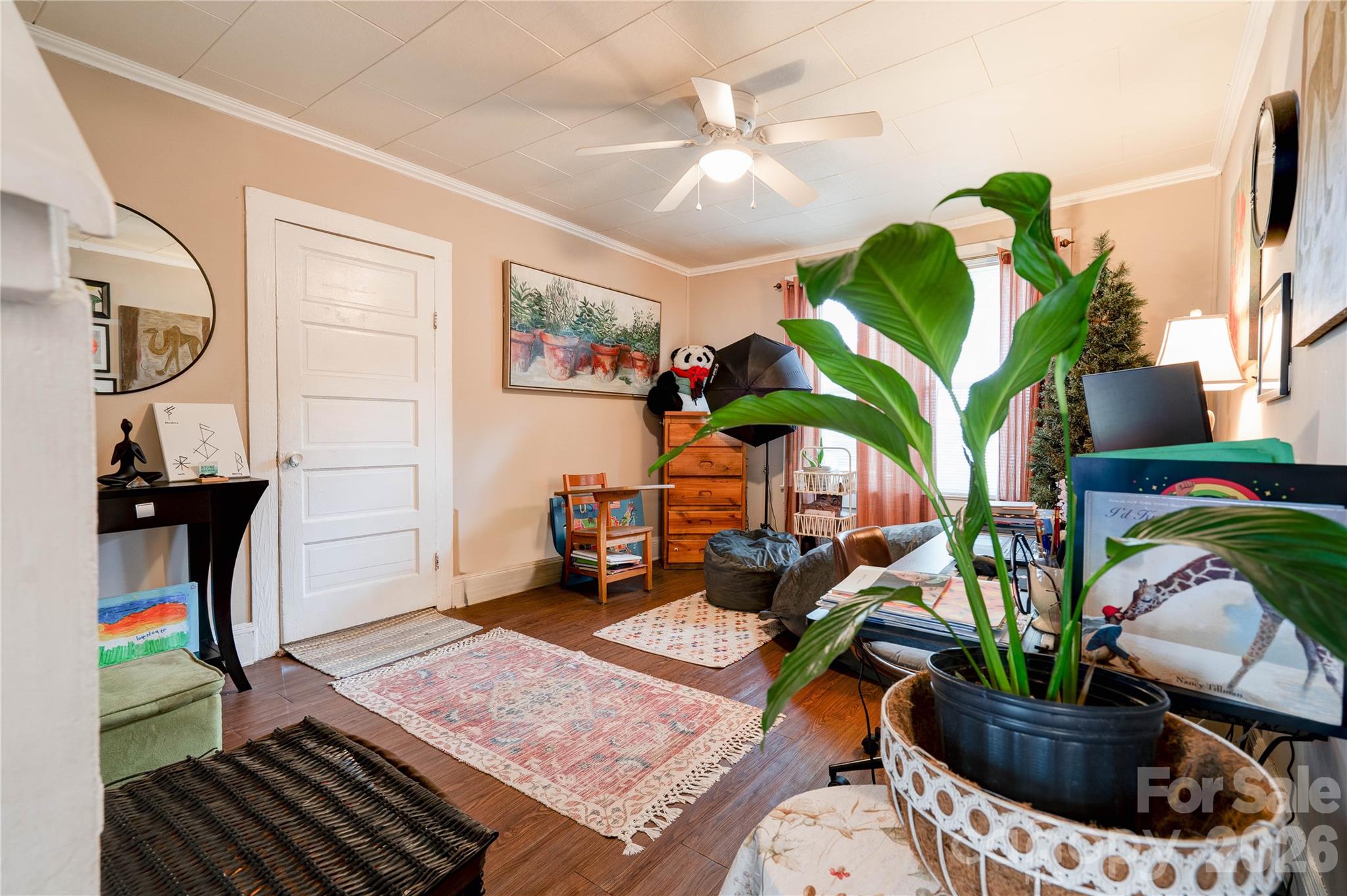 223 Waco Road Kings Mountain, NC 28086 - Photo 17 of 22 a living room with furniture flowerpot and a potted plant