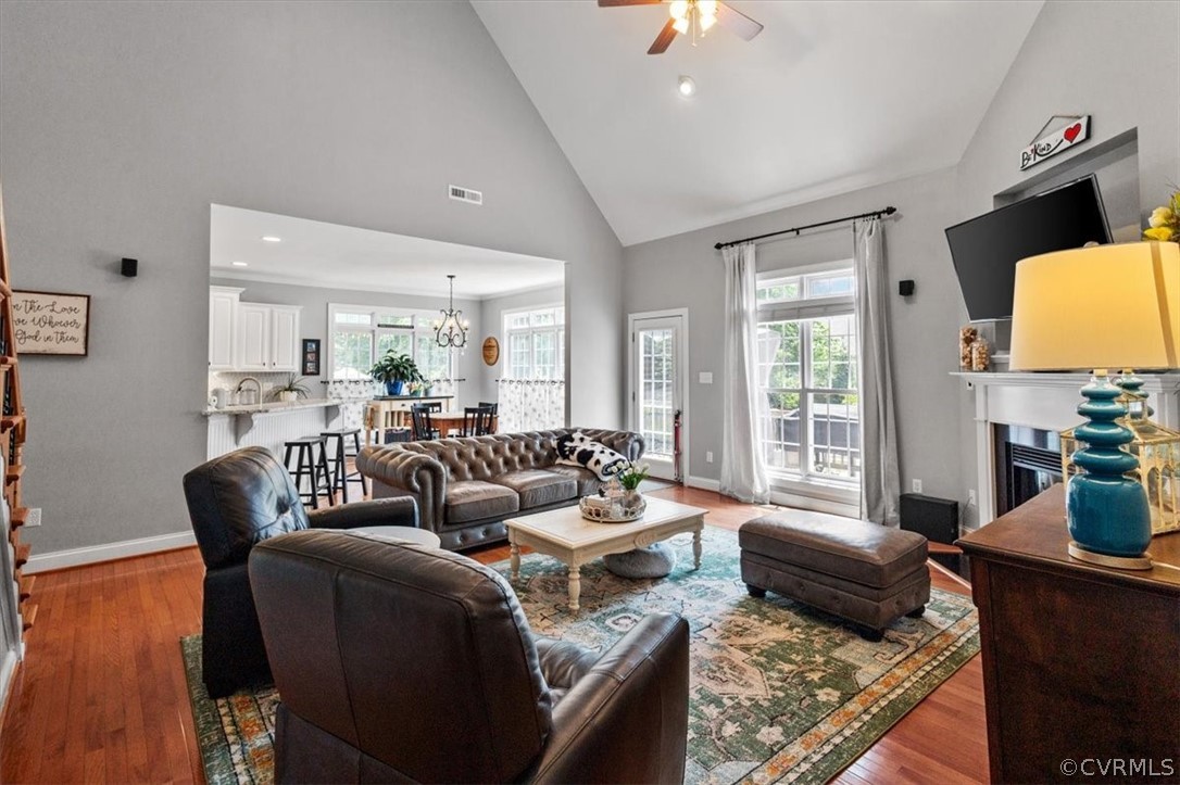14701 Yarcombe Road Midlothian, VA 23112 - Photo 19 of 44 a living room with furniture wooden floor and a window