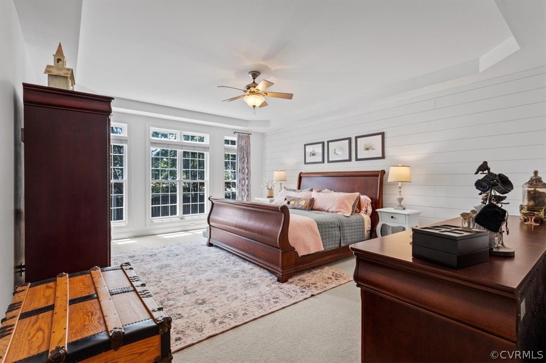 14701 Yarcombe Road Midlothian, VA 23112 - Photo 20 of 44 a bedroom with a bed and wooden floor
