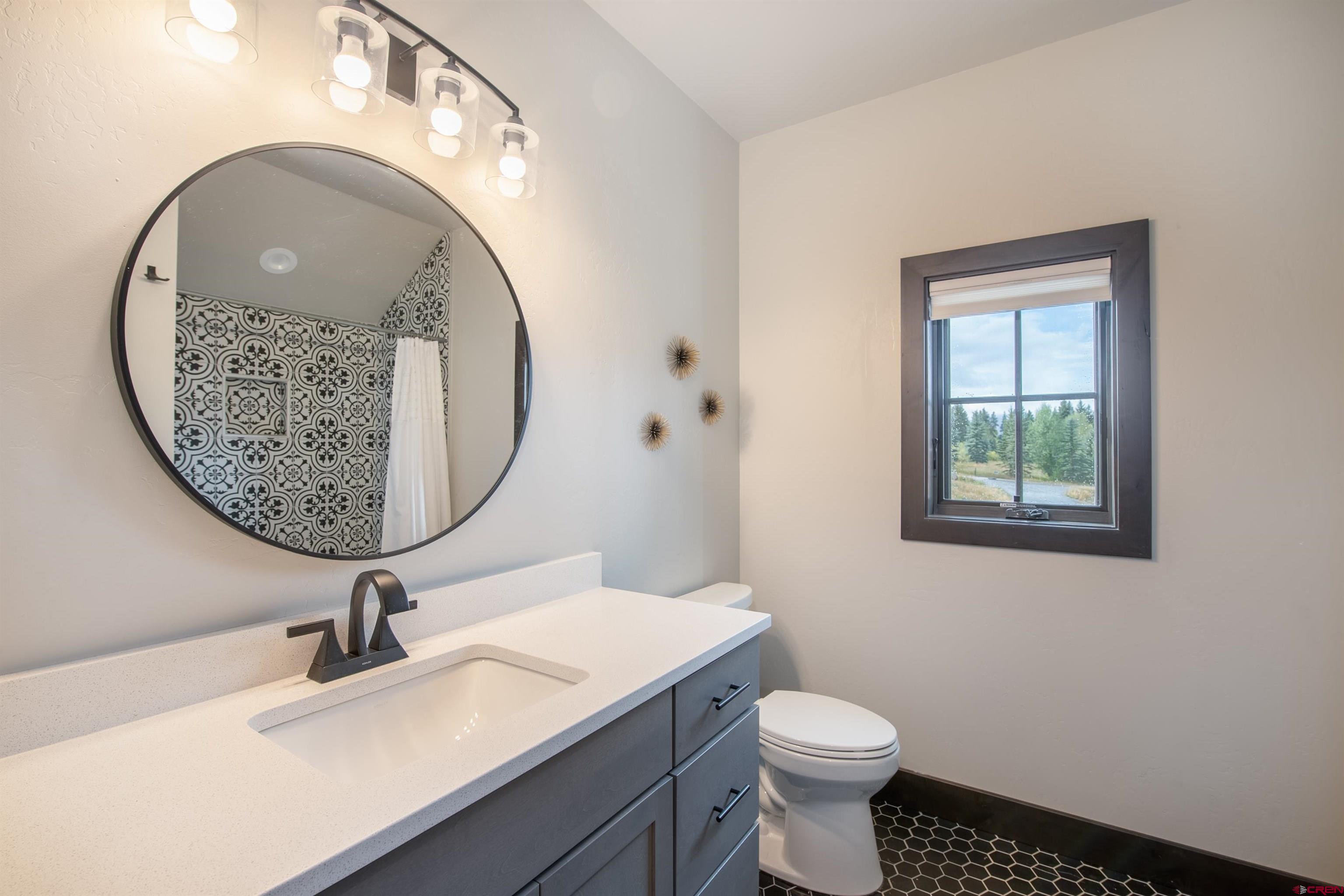 23 Jacquelyn Lane Crested Butte, CO 81224 - Photo 30 of 33 a bathroom with a toilet a sink and a mirror
