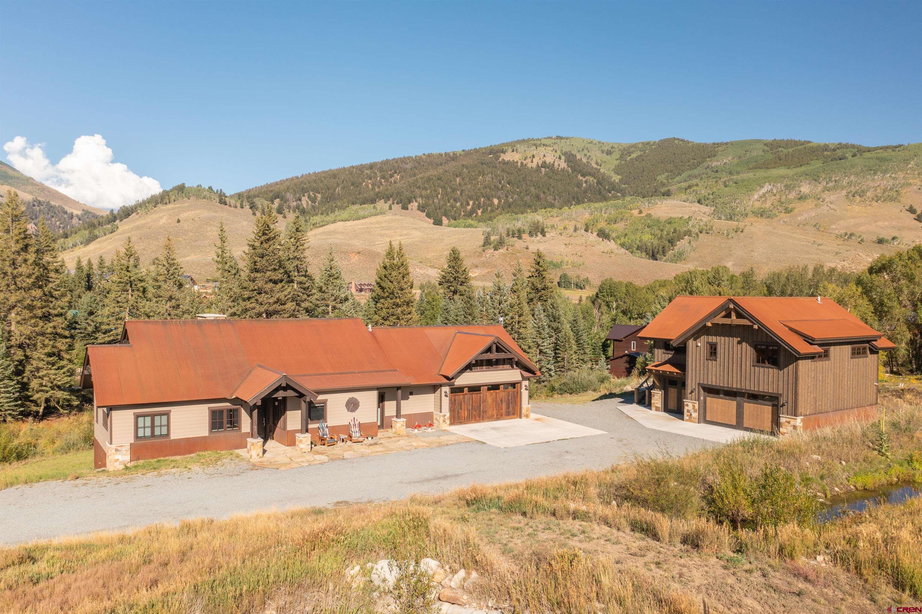 23 Jacquelyn Lane Crested Butte, CO 81224 - Photo 3 of 33 an aerial view of a house with a mountain