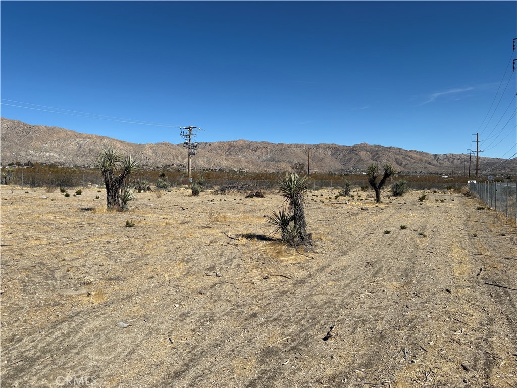 9825 Fobes Road Morongo Valley, CA 92256 - Photo 18 of 28 a view of a road with mountain view