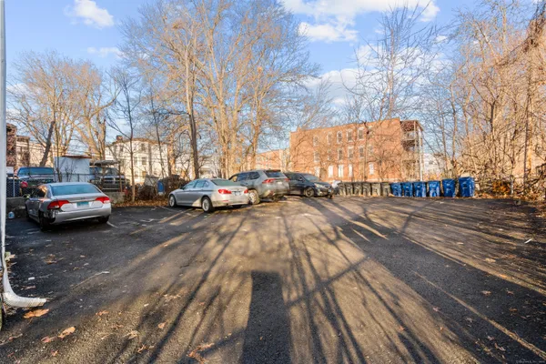 a view of a building with many windows