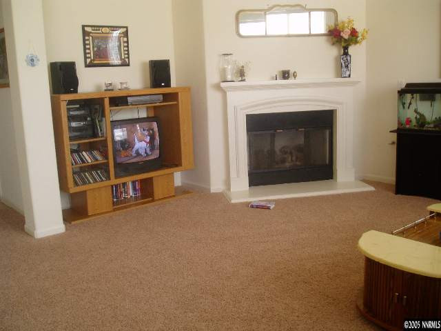 10645 Copper Lake Drive Reno, NV 89521 - Photo 3 of 8 a living room with furniture and a fireplace