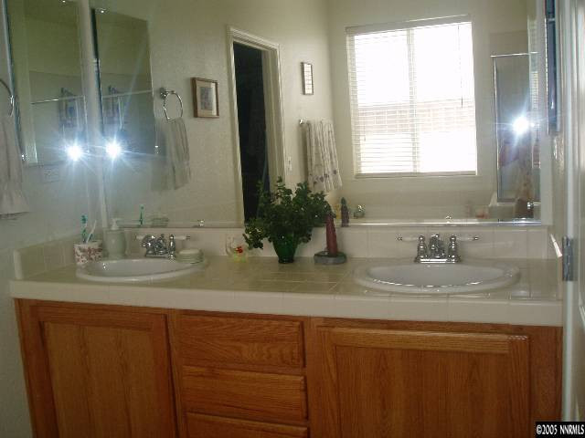10645 Copper Lake Drive Reno, NV 89521 - Photo 7 of 8 a bathroom with a sink and a mirror