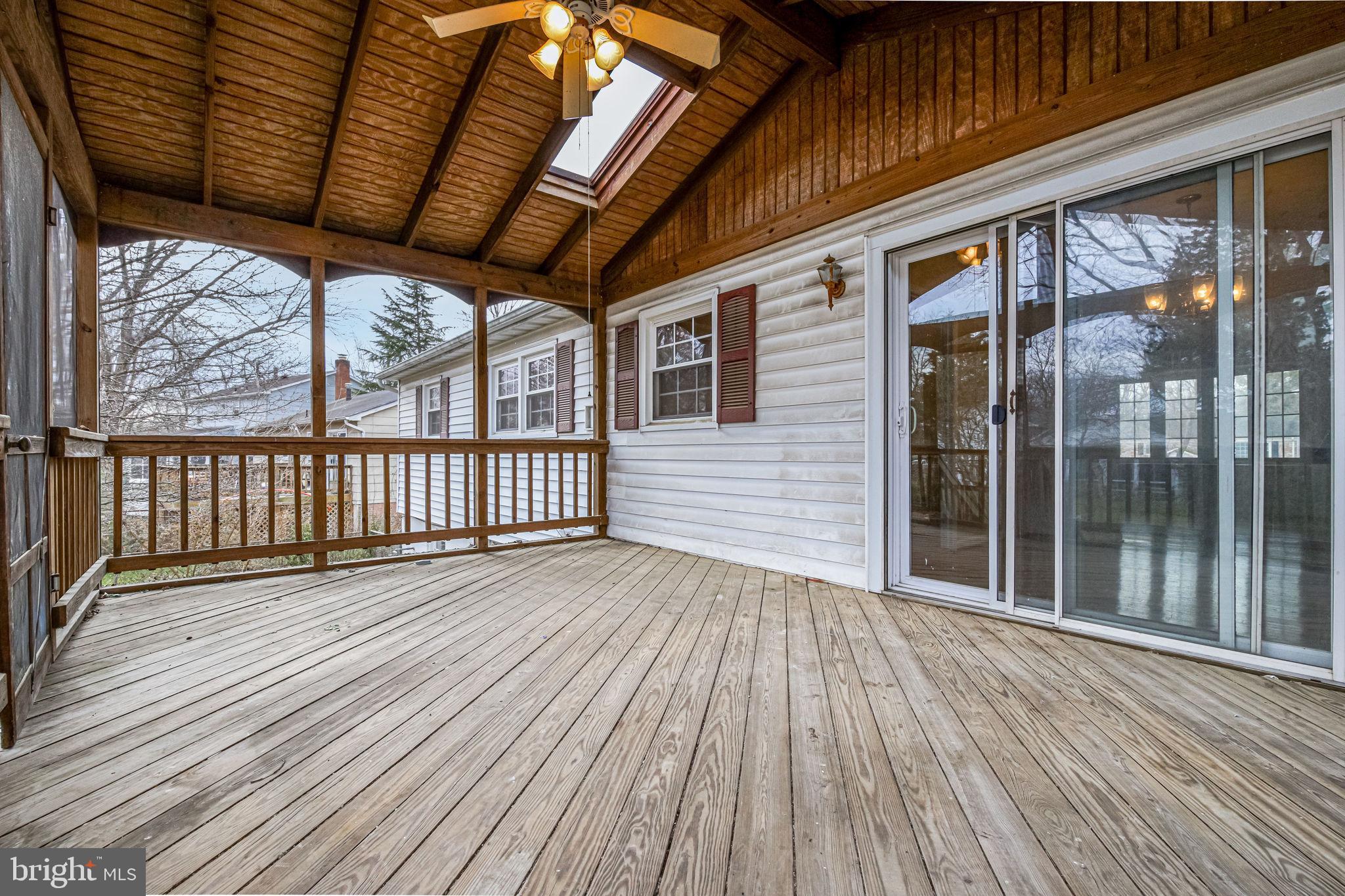 7723 Hayfield Road Alexandria, VA 22315 - Photo 24 of 28 Beautiful screened in porch