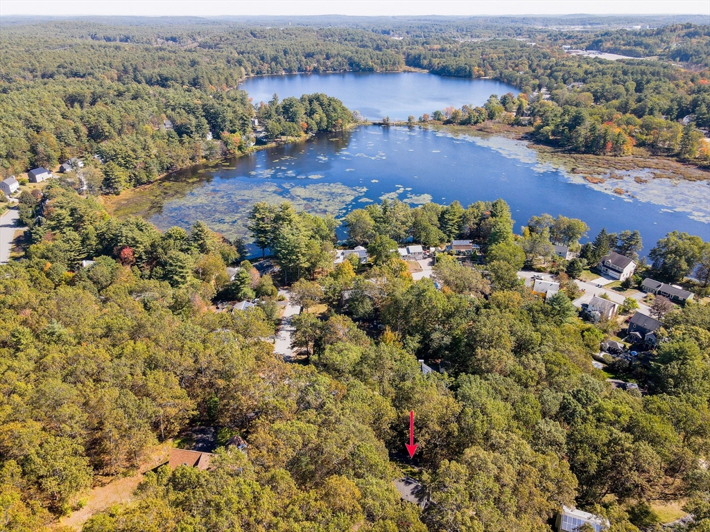 38 Pine Ridge Drive Ayer, MA 01432 - Photo 40 of 42 an aerial view of a houses with a yard and lake view