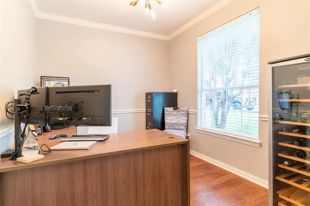 a room with furniture and a window
