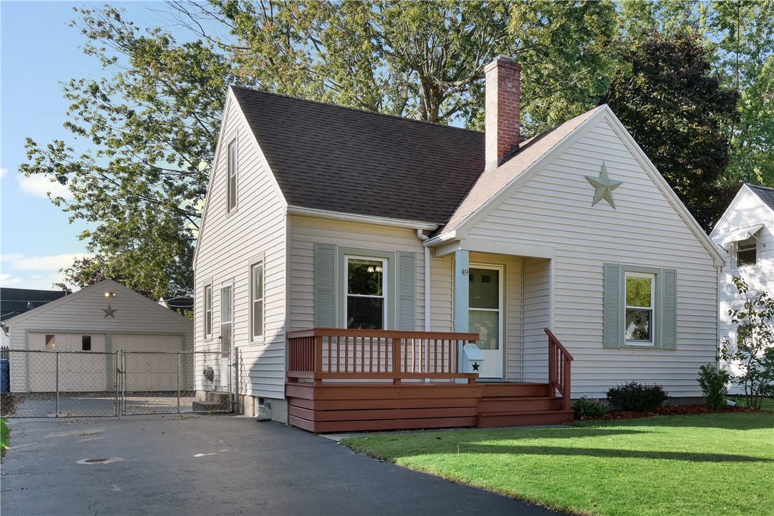 Front of home.