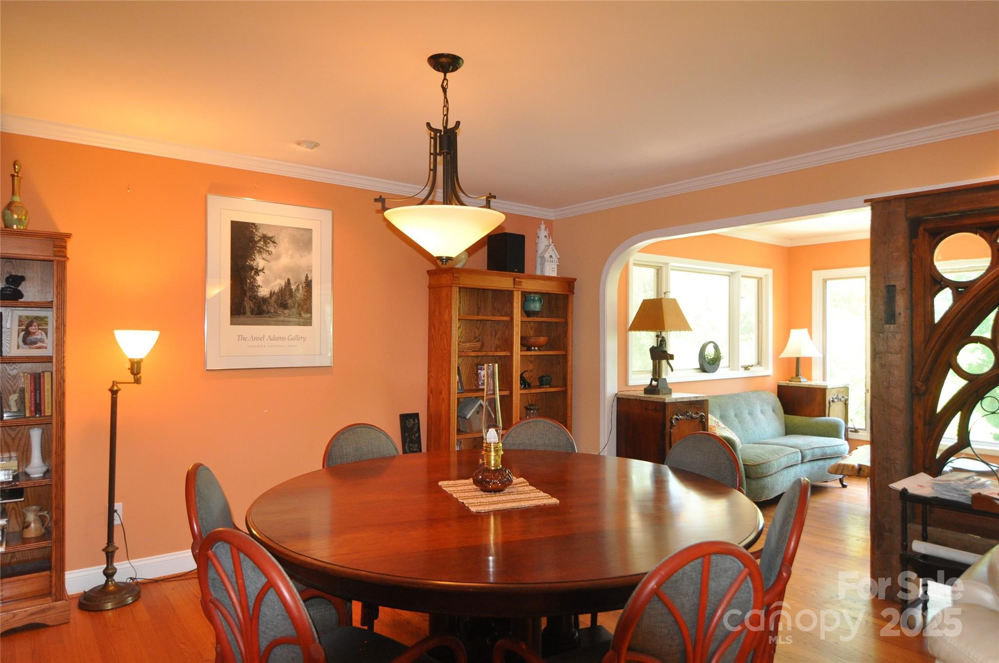 502 Meadowlark Drive Tryon, NC 28782 - Photo 14 of 40 a view of a dining room with furniture window and outside view