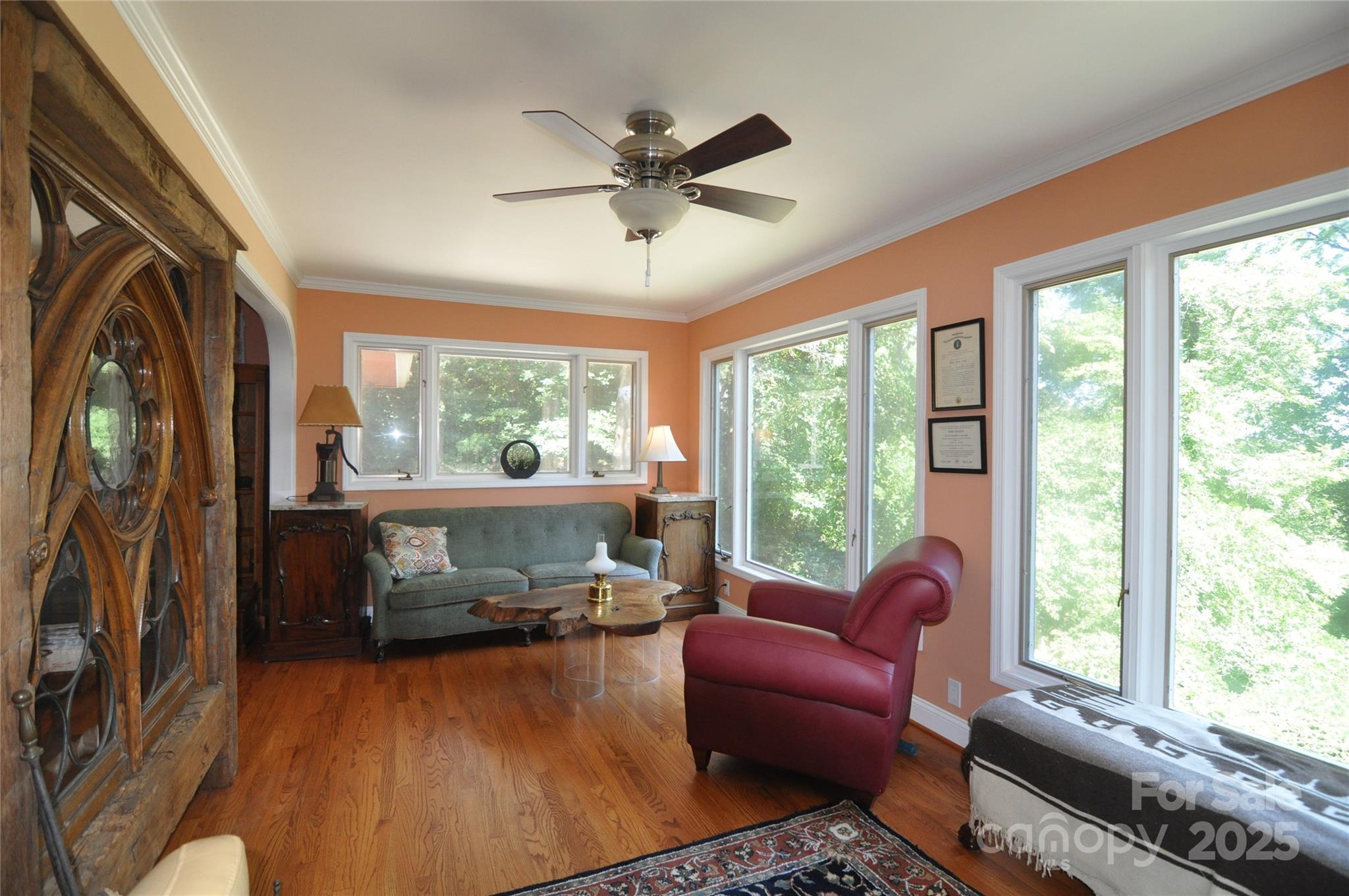 502 Meadowlark Drive Tryon, NC 28782 - Photo 17 of 40 a living room with furniture and a large window