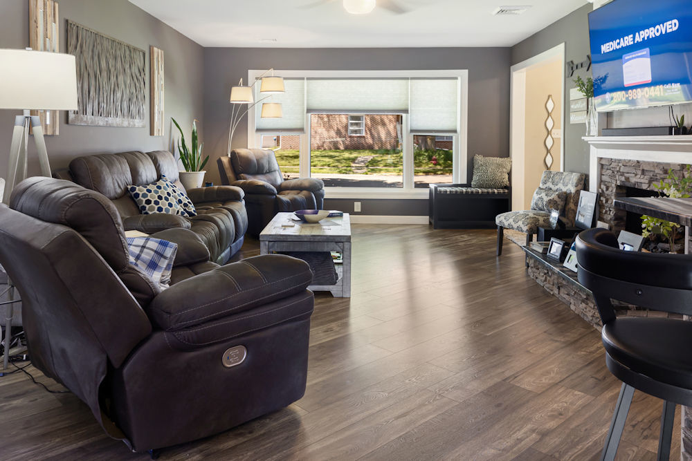 1067 North Main Street Rochelle, IL 61068 - Photo 7 of 18 a living room with furniture and a large window