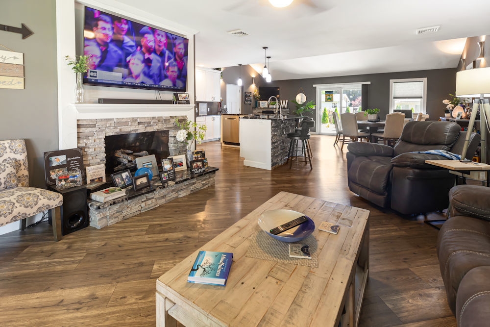 1067 North Main Street Rochelle, IL 61068 - Photo 9 of 18 a living room with furniture and a fireplace