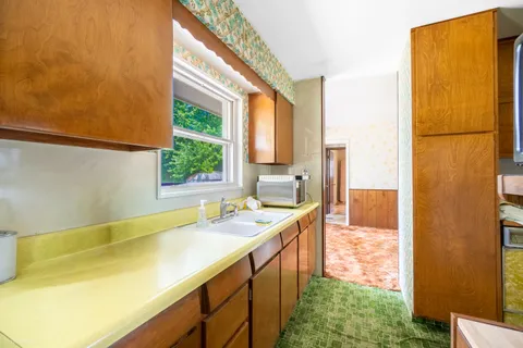 a bathroom with a sink and a bathtub