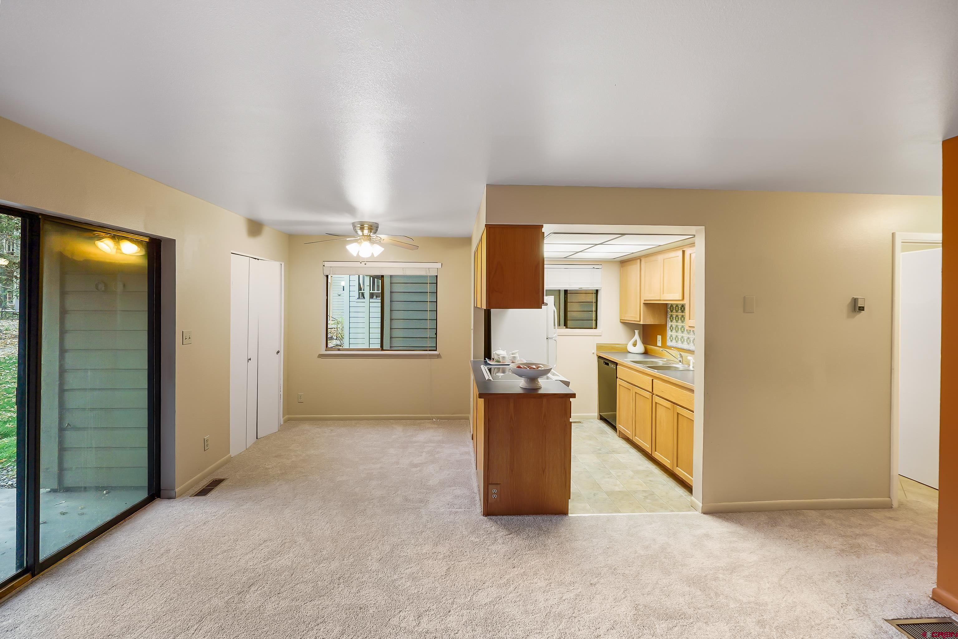 1200 Florida Road, Unit 7 Durango, CO 81301 - Photo 11 of 26 an empty room with cabinet and mirrors