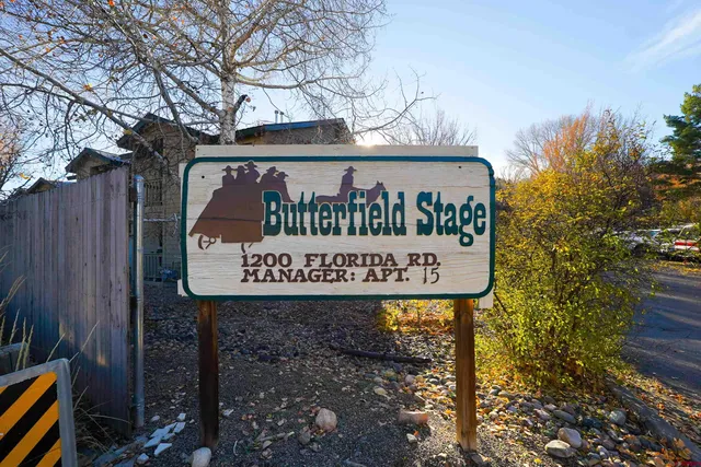 a sign on the side of a building