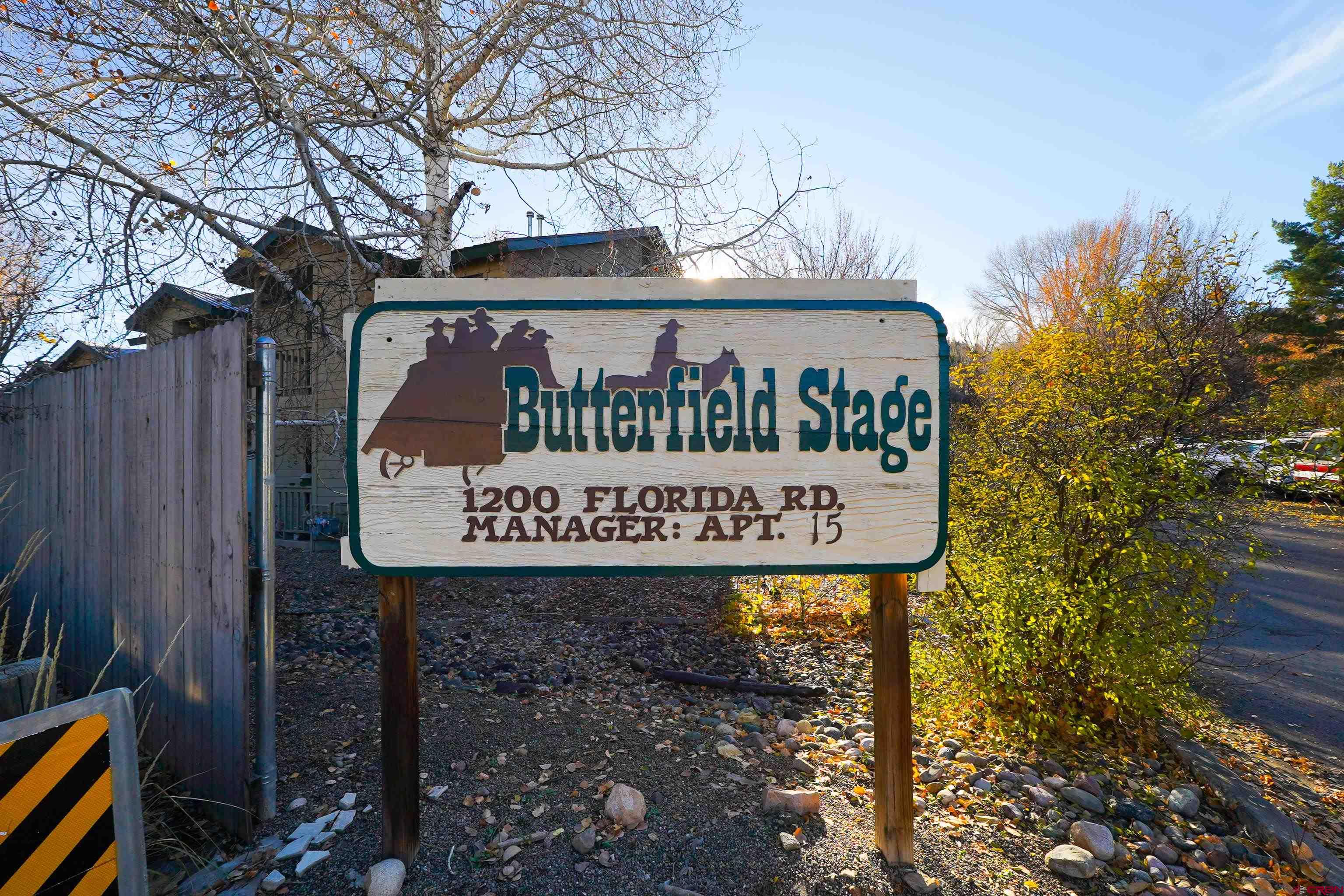 1200 Florida Road, Unit 7 Durango, CO 81301 - Photo 6 of 26 a sign on the side of a building