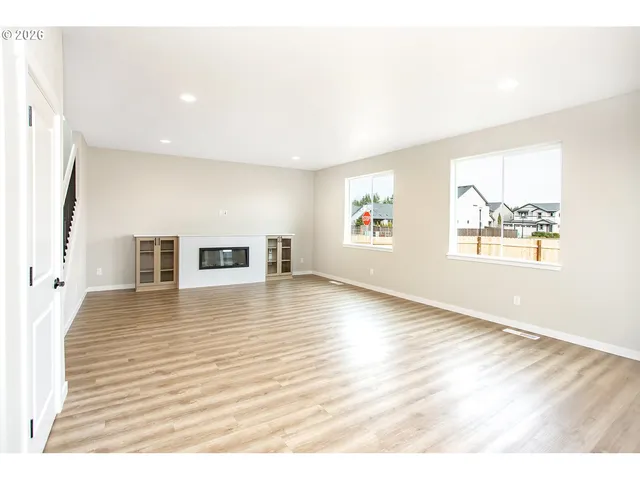 a view interior of the house with wooden floor
