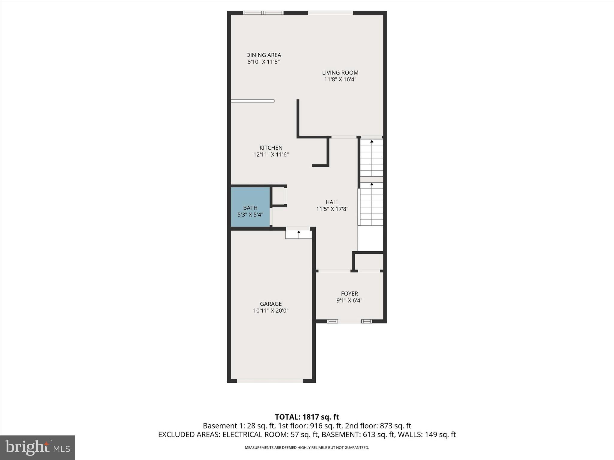 1041 Memory Lane Harrisburg, PA 17111 - Photo 29 of 31 a picture of a floor plan