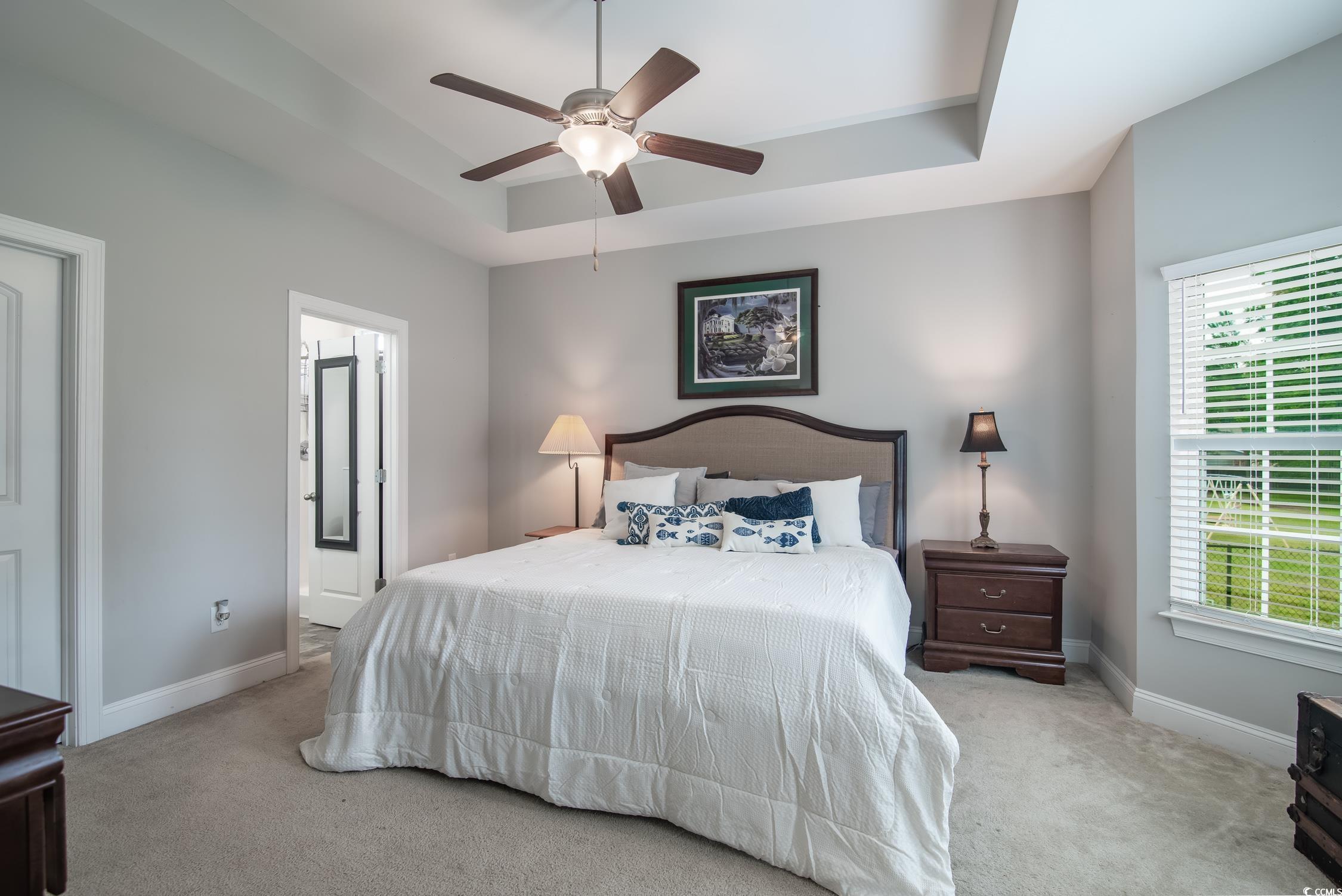 2242 Brier Street Georgetown, SC 29440 - Photo 15 of 29 Bedroom with light carpet, multiple windows, ensui