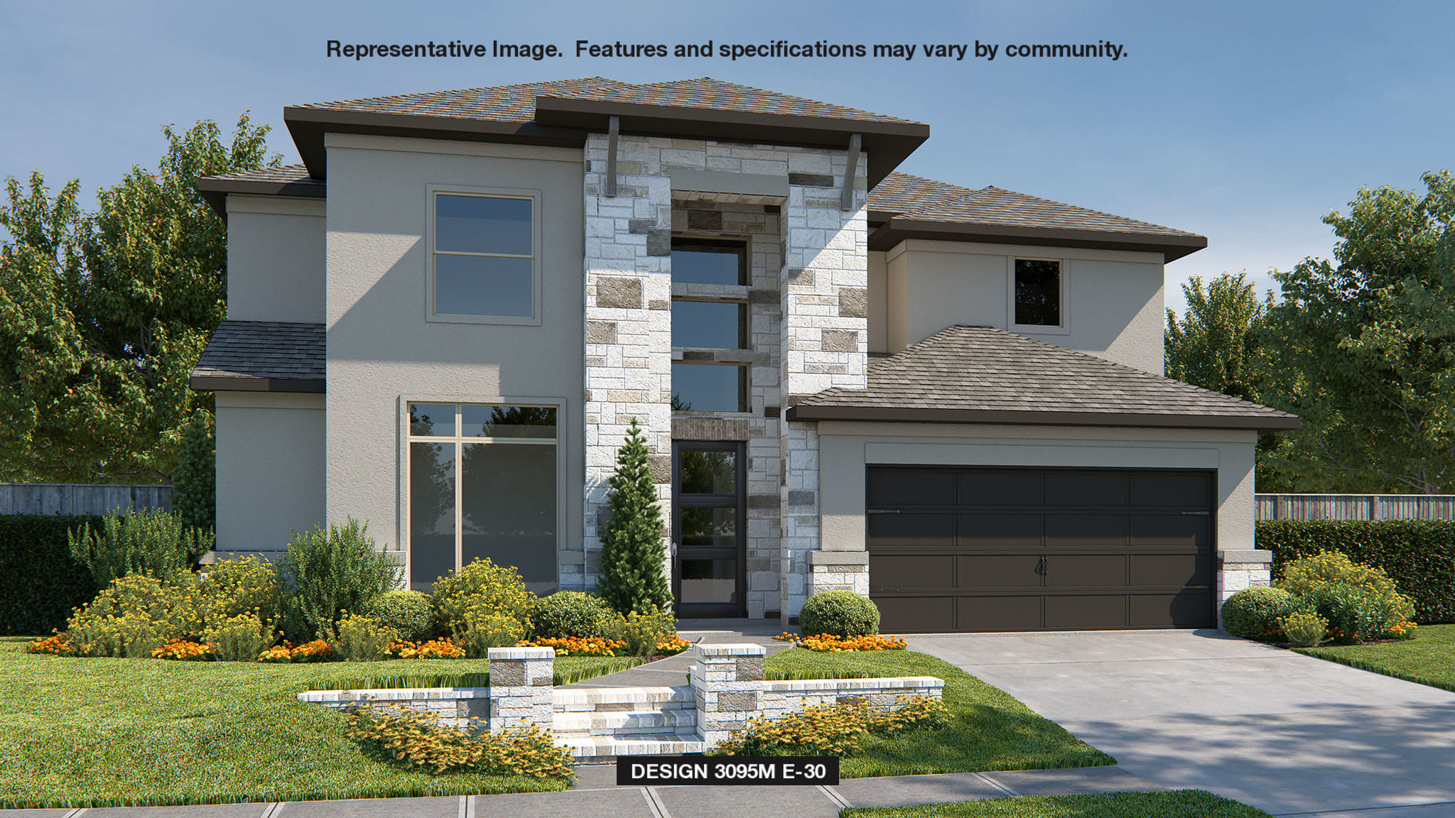 513 River Overlook Road Georgetown, TX 78628 - Photo 1 of 1 View of front of house with stone siding, concrete driveway, and stucco siding