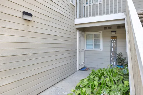 a view of front door