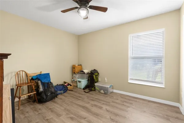 a room with furniture and a window