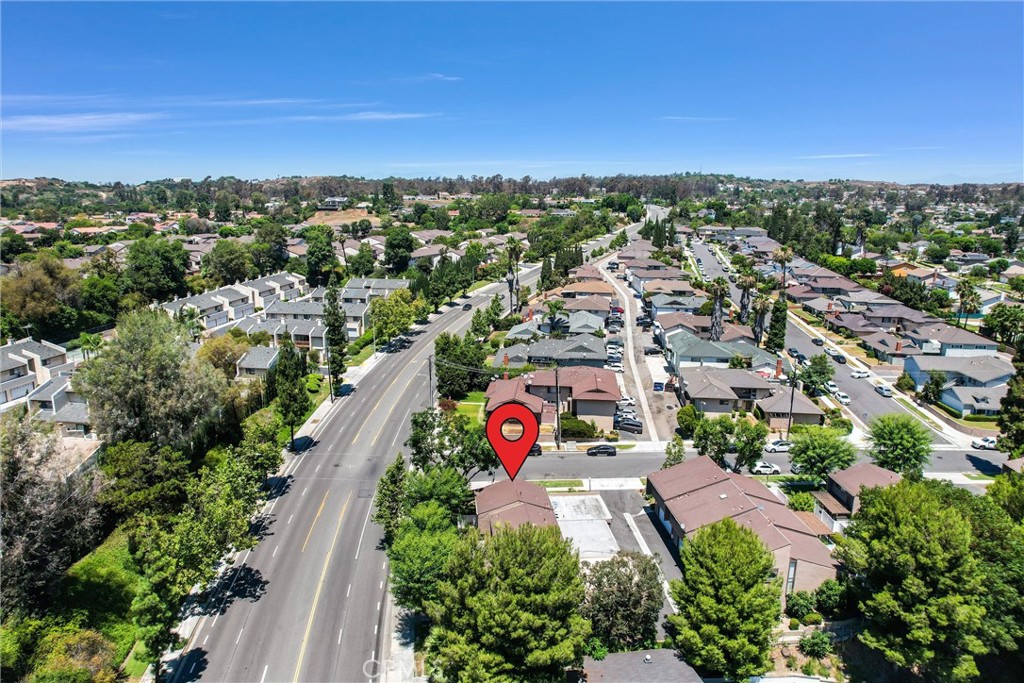 1528 North Gilbert Street Fullerton, CA 92833 - Photo 37 of 40 an aerial view of residential houses with outdoor space and street view