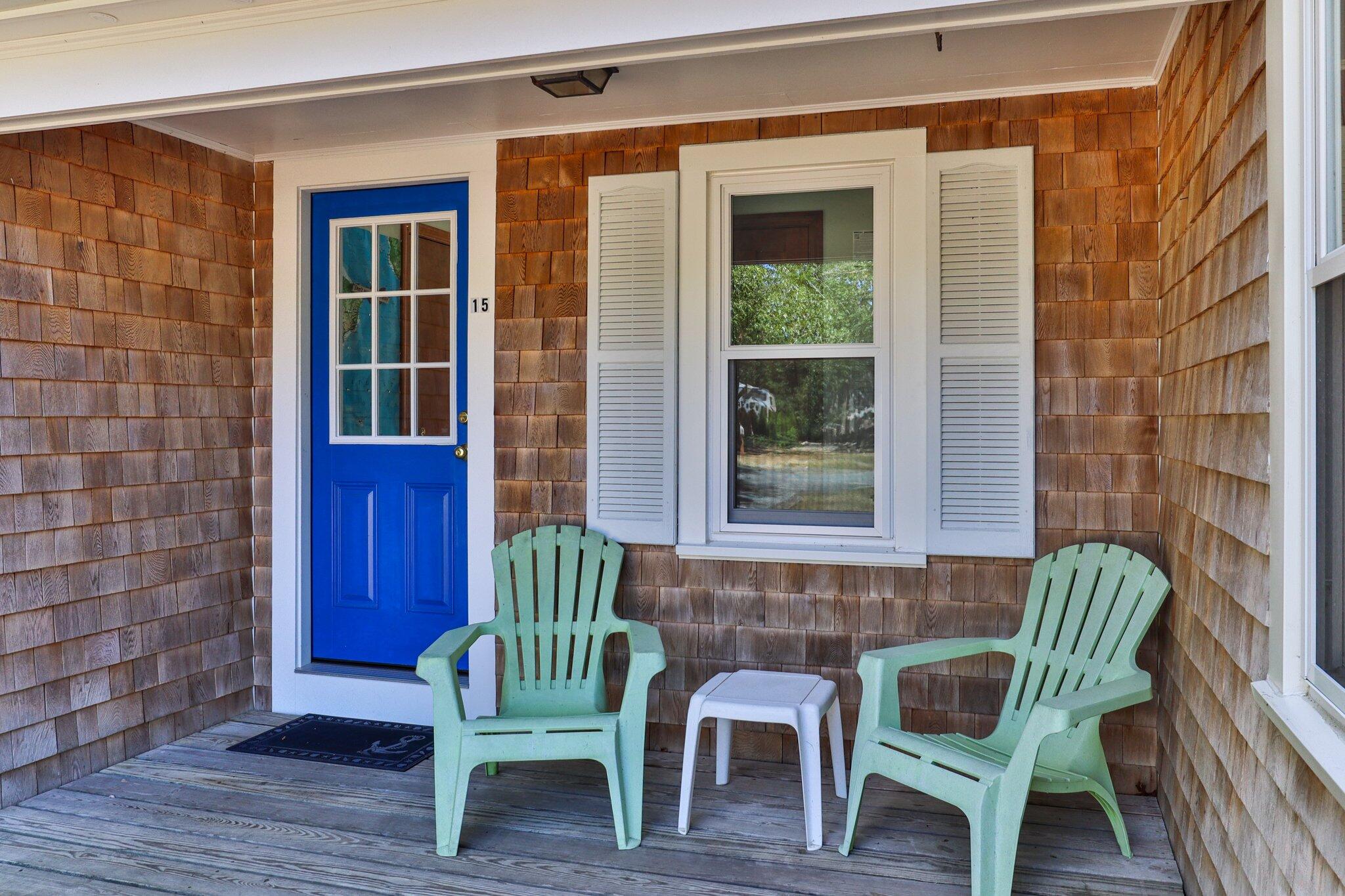 15 Chipmunk Lane Eastham, MA 02642 - Photo 28 of 32 a view of a chair and table in the patio