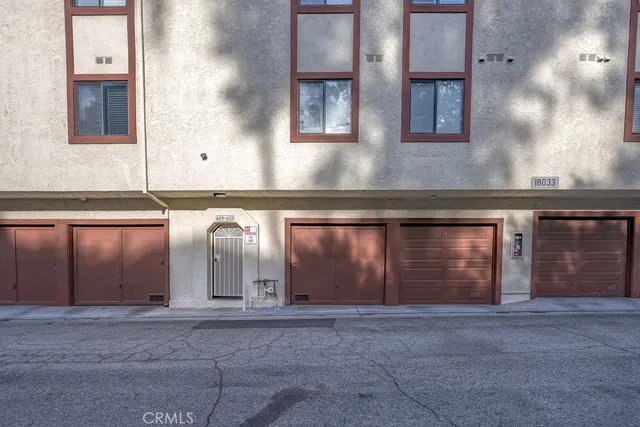 a view of a hallway with entryway