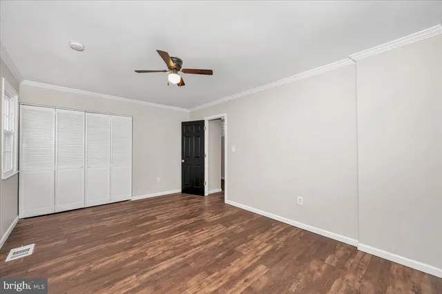 a view of an empty room