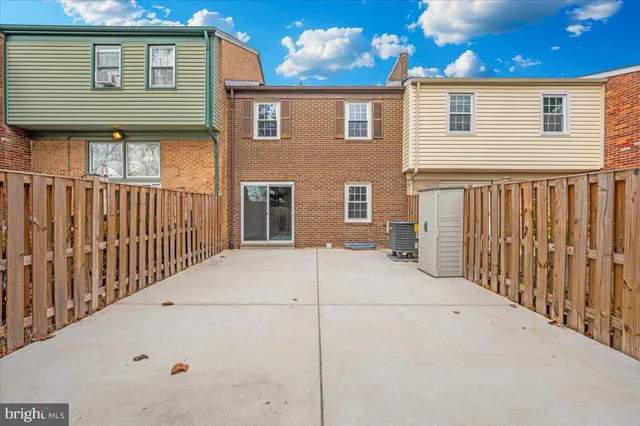 a backyard of a house