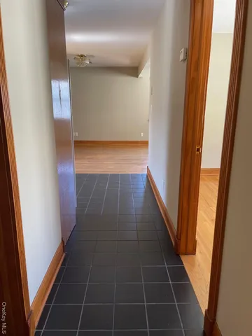 a view of hallway with stairs