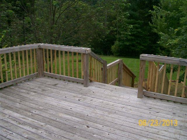 168 Wilson Cemetery Road Northeast Check, VA 24072 - Photo 12 of 14 a view of wooden deck
