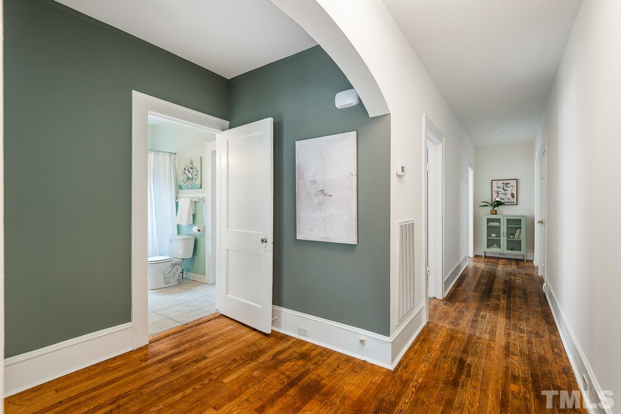 2201 University Drive Durham, NC 27707 - Photo 33 of 43 a view of a room with wooden floor and a bathroom