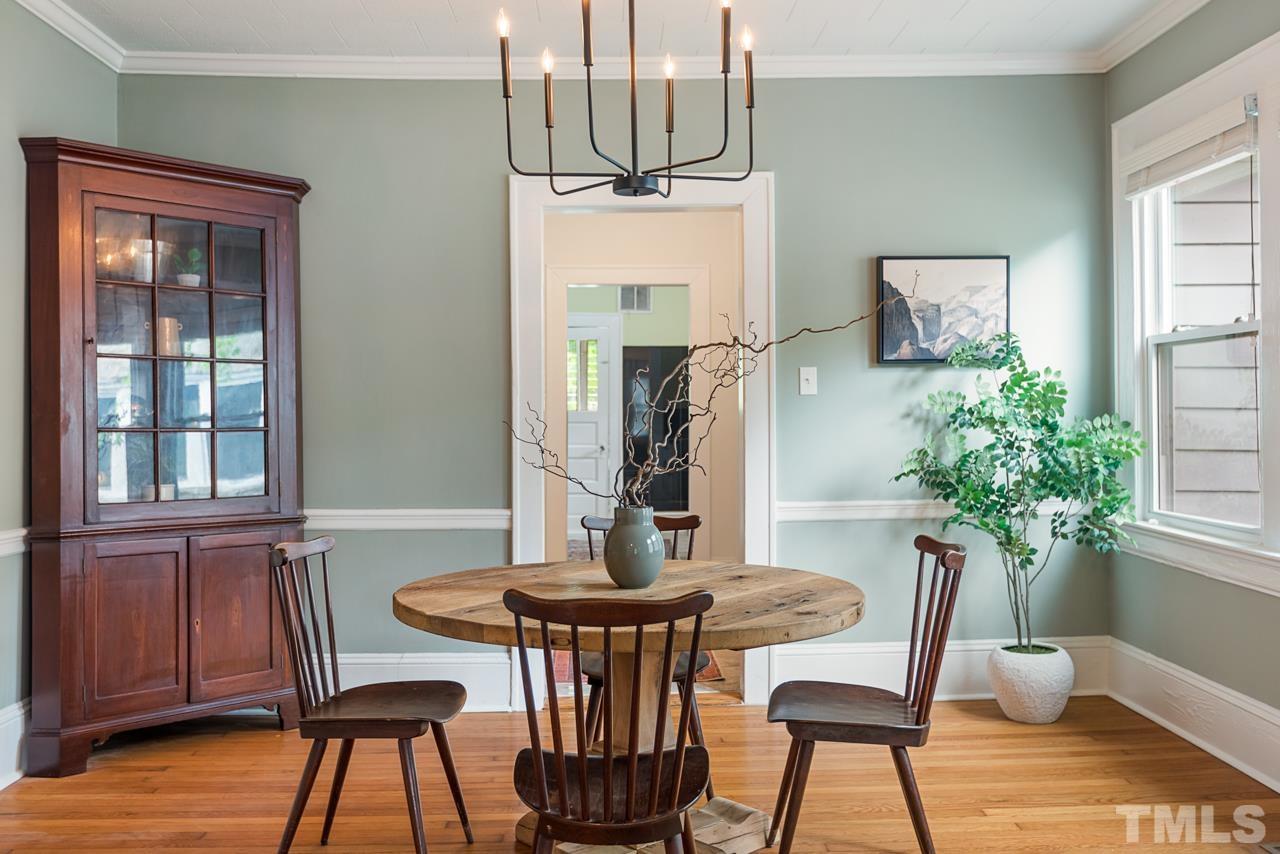 2201 University Drive Durham, NC 27707 - Photo 8 of 43 a view of a dining room with furniture and wooden floor