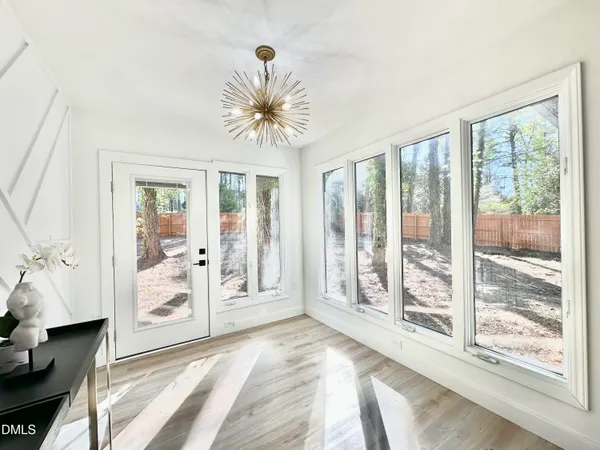 a view of livingroom with furniture and window