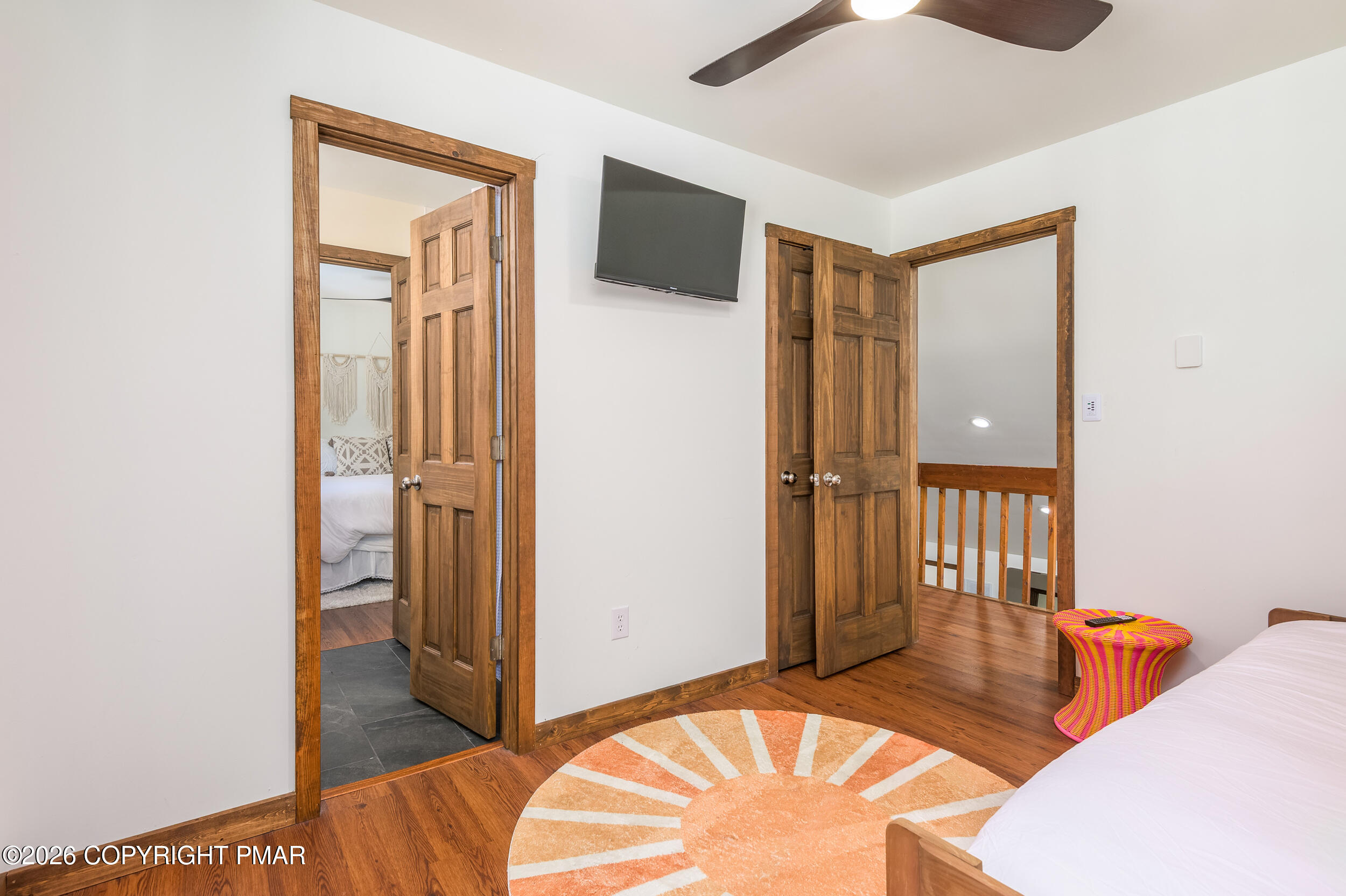 2206 Chatham Drive Bushkill, PA 18324 - Photo 19 of 45 a bedroom with furniture and a window