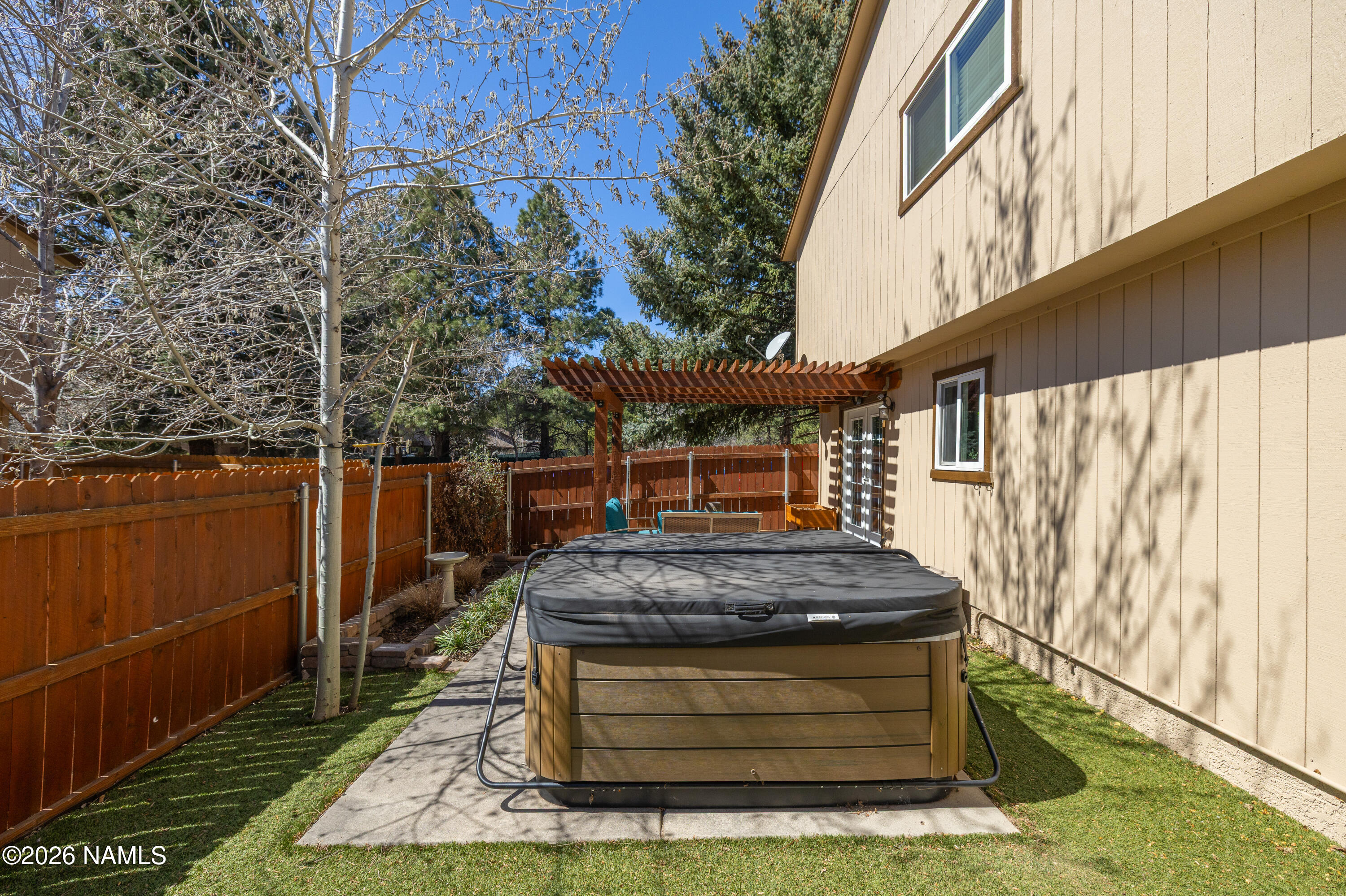 2536 East Eva Loop Flagstaff, AZ 86004 - Photo 33 of 37 a view of backyard with cabin