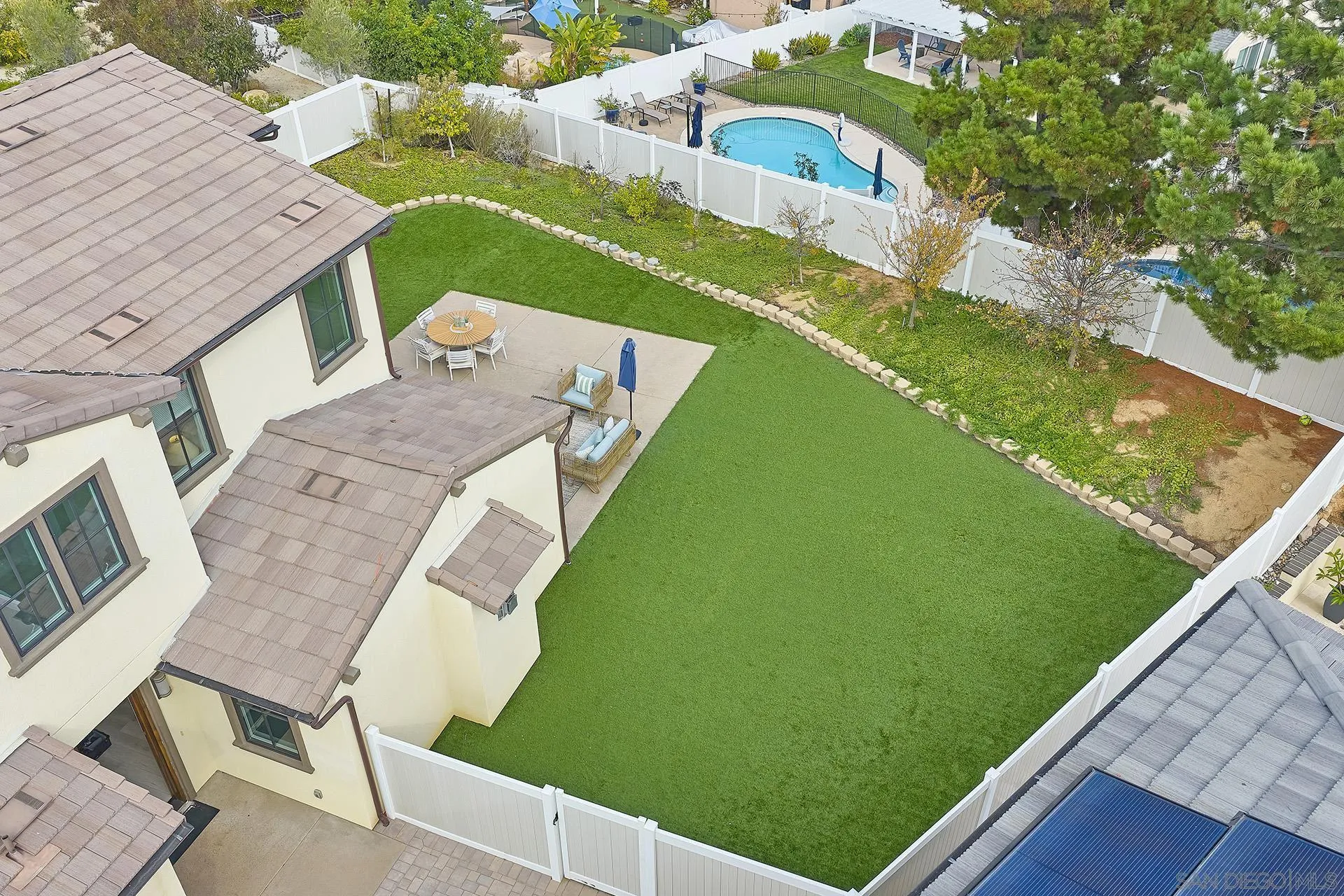 12410 Aria Court Poway, CA 92064 - Photo 38 of 47 a view of a wooden deck and a backyard