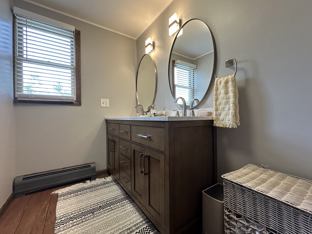 170 Timberidge Drive Russell, MA 01071 - Photo 20 of 31 a view of a bathroom with a sink and mirror