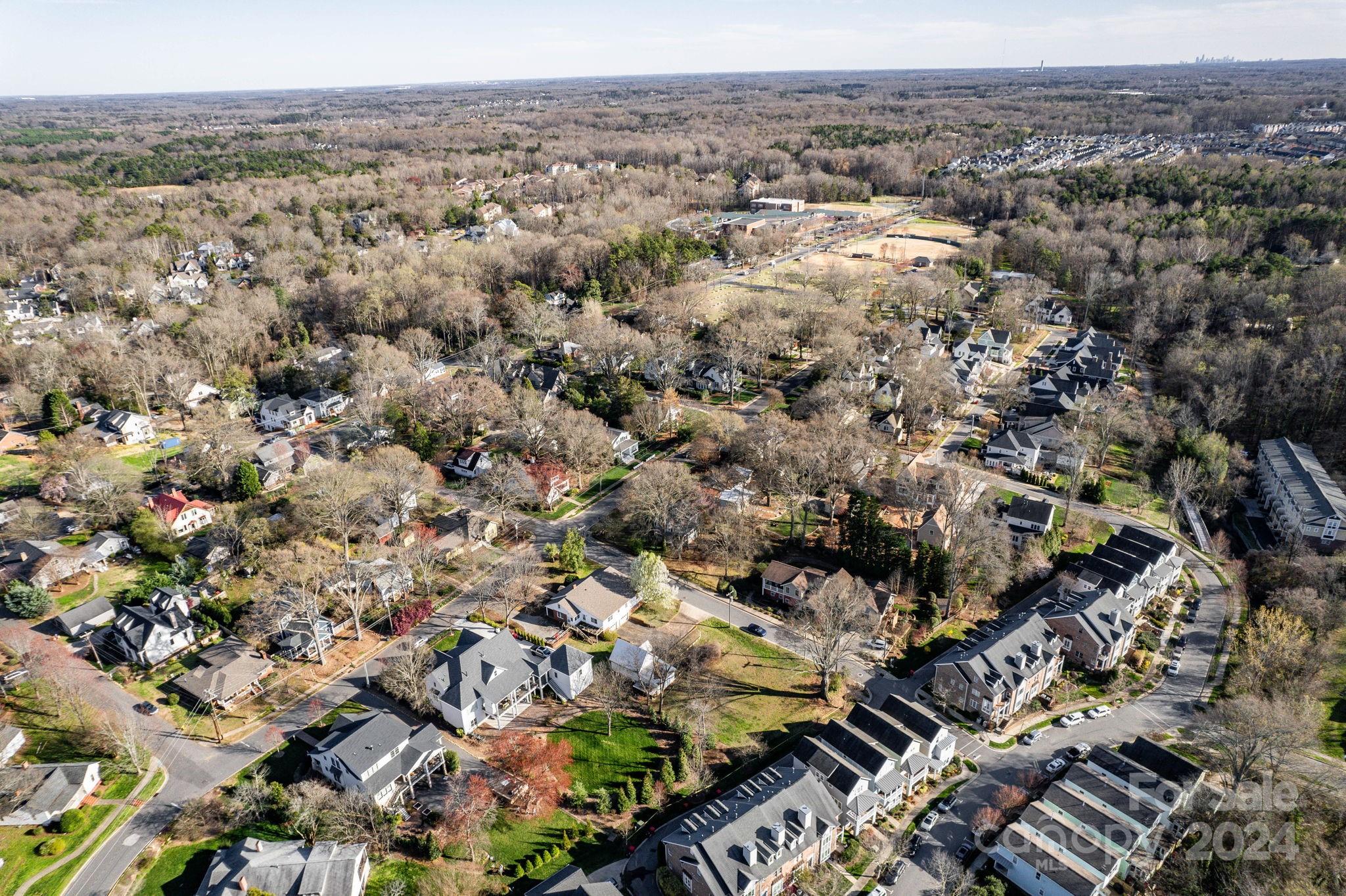 318 Walnut Street Davidson, NC 28036 - Photo 7 of 21 an aerial view of multiple house
