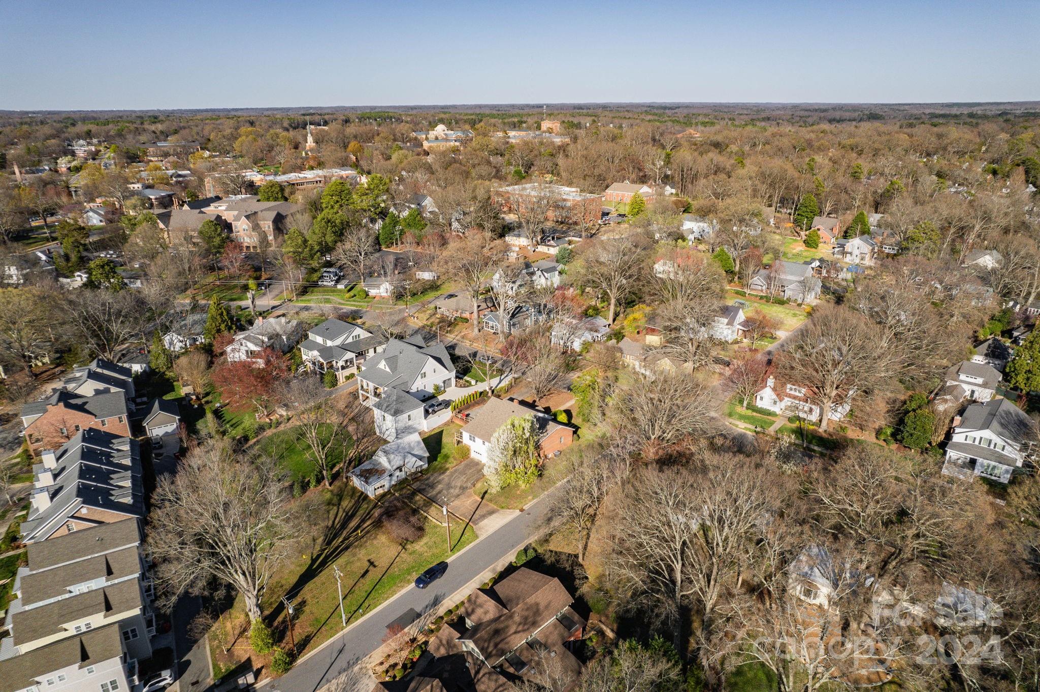 318 Walnut Street Davidson, NC 28036 - Photo 10 of 21 an aerial view of residential houses with outdoor space